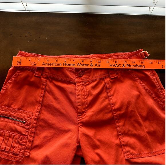 Ralph Lauren Golf Ladies Champions Orange Classic Shorts Capris Size 6 HTF - Picture 8 of 13
